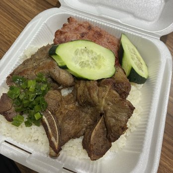 Nem Nuong Khanh Hoa - 18. Com Suon Nem Nuong (Pork Chop& Charbroiled Meat Balls) - Vietnamese Near Me - Alhambra, California