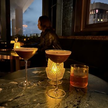 Starlite - espresso martini and strawberry grasshopper - Cocktail Bars Near Me - San Francisco, California Starlite - espresso martini and strawberry grasshopper - Cocktail Bars Near Me - San Francisco, California