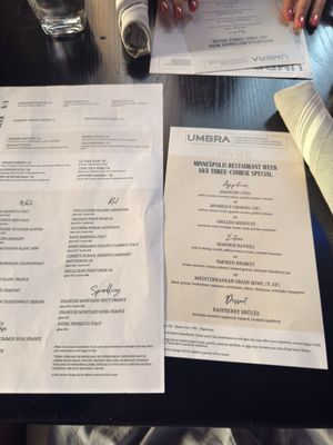 Menu photo 1 Umbra Minneapolis, MN Menu photo 1 Umbra Minneapolis, MN