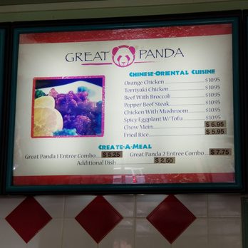 Great Panda Oriental Cuisine - as of June 7 2020 (Sunday) - Chinese Near Me - Temecula, California Great Panda Oriental Cuisine - as of June 7 2020 (Sunday) - Chinese Near Me - Temecula, California