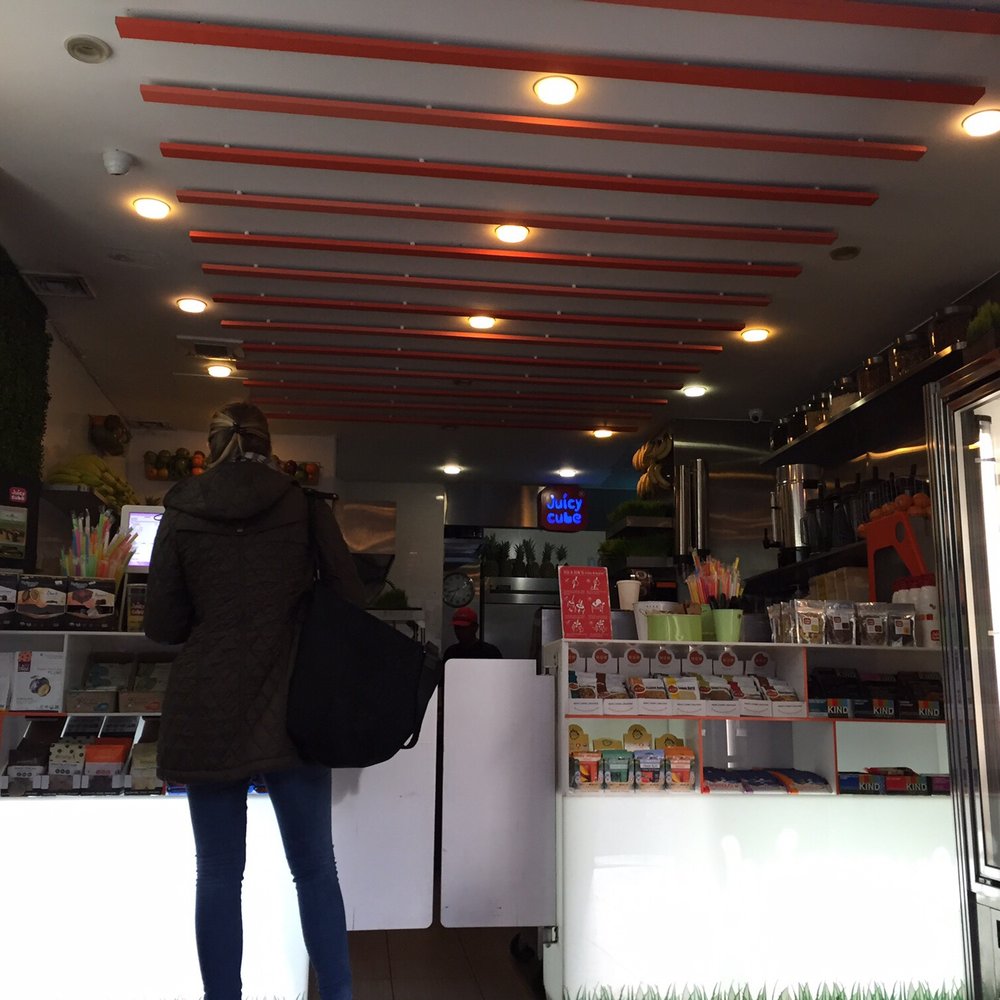 Juicy Cube - Inside (just add loud pumping music) - Juice Bars & Smoothies Near Me - New York, New York