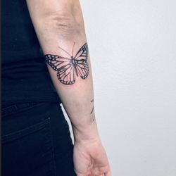 Olina Ink - Client Butterfly tattoo