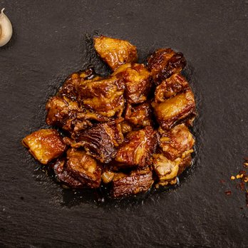 Bloom Broth & Kitchen - Slow cooked Pork belly braised in a soy, coconut and honey glaze - Food Delivery Services Near Me - Costa Mesa, California