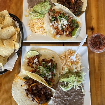Pueblo Viejo Riverside - Taco plates with Al pastor and steak tacos - Mexican Near Me - Austin, Texas Pueblo Viejo Riverside - Taco plates with Al pastor and steak tacos - Mexican Near Me - Austin, Texas