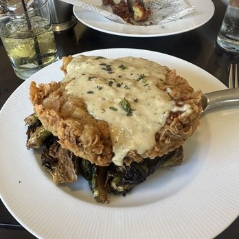 Bubba - Chicken fried steak was tender, mashed potatoes were great, and I loved the crispy Brussel sprouts. - Southern Near Me - Des Moines, Iowa