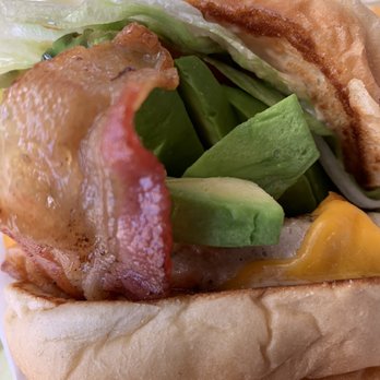 Yanni's Best Charbroiled - Turkey avocado bacon cheeseburger. - Burgers Near Me - Fillmore, California Yanni's Best Charbroiled - Turkey avocado bacon cheeseburger. - Burgers Near Me - Fillmore, California
