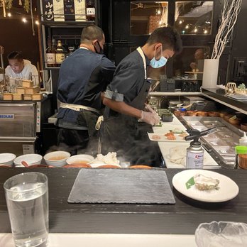 Norikase - Omakase and handroll chef behind counter - Sushi Bars Near Me - Jacksonville, Florida