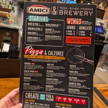 Amici - Madison - Menu at Amici, Madison - Pizza Near Me - Madison, Georgia