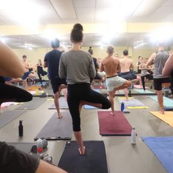 Modo Yoga Winnipeg - We root down to rise up. Tree Pose