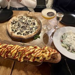 Pianka - POLISH ZAPIEKANKA SUPREME, Mushroom Pizza & BAD Cesar salad