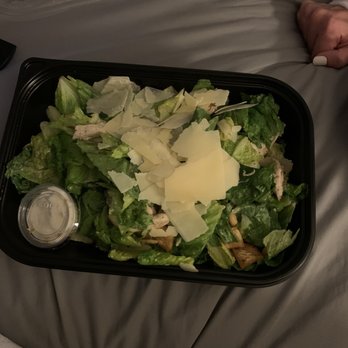 Chicken Maison - Chicken Caesar Salad with no extra dressing - Mediterranean Near Me - Rolling Hills Estates, California