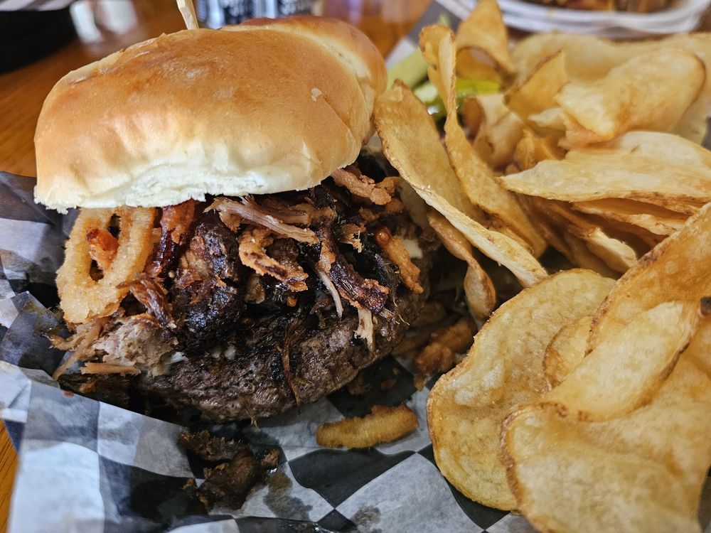 Food from Beckett's Burger Bar