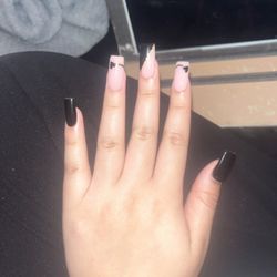 Perfect Nails & Tan - My nails look great so happy and no pain. peter did them love the gold tried out something new.