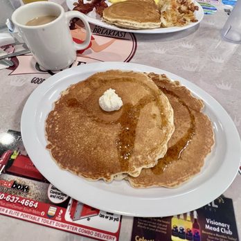 Breakfast Queen - Short Stack Pancake $8.50 Comes with two large pancakes - Breakfast & Brunch Near Me - Englewood, Colorado Breakfast Queen - Short Stack Pancake $8.50 Comes with two large pancakes - Breakfast & Brunch Near Me - Englewood, Colorado