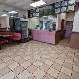 the inside of a restaurant