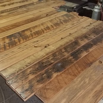 Old Mill Woodworking - Random width hardwood T&G flooring milled from reclaimed beams - Flooring Near Me Old Mill Woodworking - Random width hardwood T&G flooring milled from reclaimed beams - Flooring Near Me