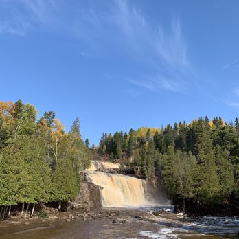 Gooseberry Falls State Park - Looked like Coca Cola from all the rain the day before - Parks Near Me - Two Harbors, Minnesota Gooseberry Falls State Park - Looked like Coca Cola from all the rain the day before - Parks Near Me - Two Harbors, Minnesota