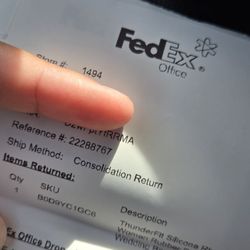 FedEx Office Print & Ship Center - FedEx receipt