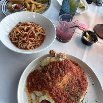 Rooney's Oceanfront Restaurant - Chicken parmigiana and lobster roll - Seafood Near Me - Long Branch, New Jersey