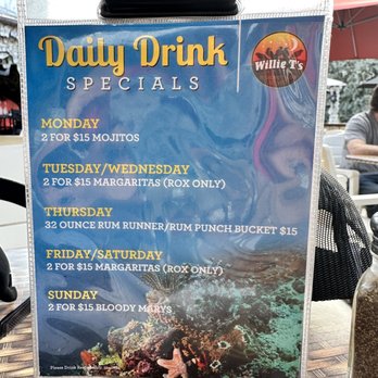 Willie T's - Daily drink specials - Bars Near Me - Key West, Florida Willie T's - Daily drink specials - Bars Near Me - Key West, Florida