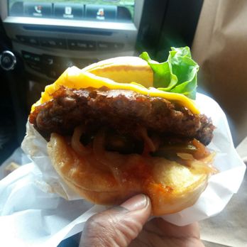 Yo-Burger - Cheeseburger with grilled onions and jalapenos - Burgers Near Me - Bronx, New York