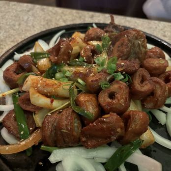 Dawa - Stir fry spicy pork intestine - Korean Near Me - Lynnwood, Washington Dawa - Stir fry spicy pork intestine - Korean Near Me - Lynnwood, Washington