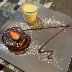 Golden Beef - Molten chocolate soufflé