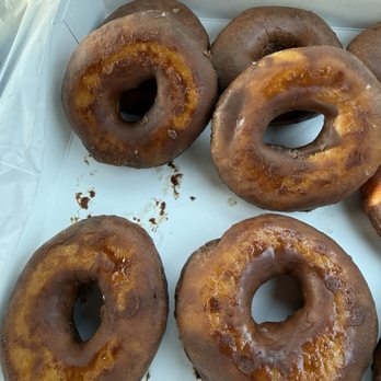 Krispy Kreme - These are not even covered completely or have Hershey chocolate icing. False advertising and misleading! - Donuts Near Me - Gardena, California Krispy Kreme - These are not even covered completely or have Hershey chocolate icing. False advertising and misleading! - Donuts Near Me - Gardena, California