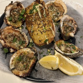 SoLou - Charbroiled oysters - New American Near Me - Baton Rouge, Louisiana