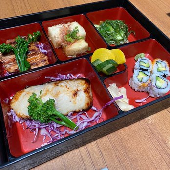 Kata Robata - Bento box Miso Cod - Sushi Bars Near Me - Houston, Texas