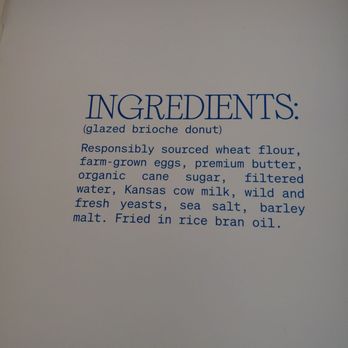 Taylor's Donuts - Donut base ingredients before they creat all unique flavors - Coffee & Tea Near Me - Lawrence, Kansas