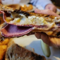 The Mineshaft - This is the "hearty" portion of corned beef.  It's thinner than the bread.