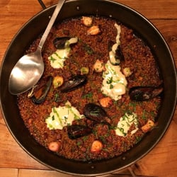 Barraca - Paella con pulpo y allioli