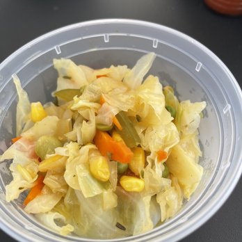 Ochio Island Grill - Side of Steamed Cabbage with Vegetables - Food Trucks Near Me - Homestead, Florida Ochio Island Grill - Side of Steamed Cabbage with Vegetables - Food Trucks Near Me - Homestead, Florida