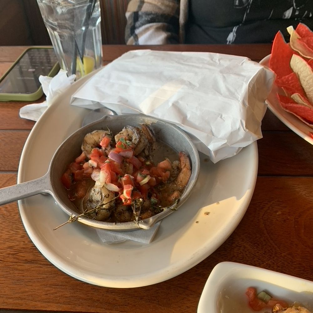 Skillit simmered shrimp