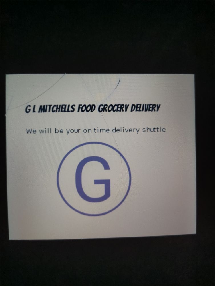 G L Mitchell's Delivery Shuttle Logo
