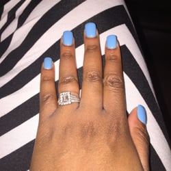 A & A Nails - Okay job I got Saturday even though it's not even the color I picked but once she started painting I just said forget it.