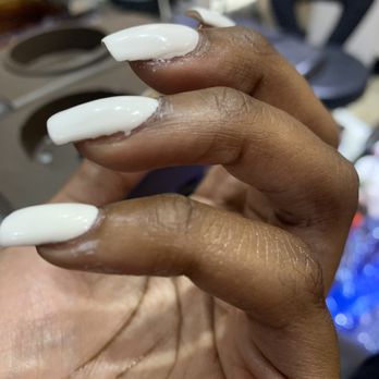 Star Nails & Spa - Uneven sloppy gel set $55!!! - Nail Salons Near Me - Miami, Florida