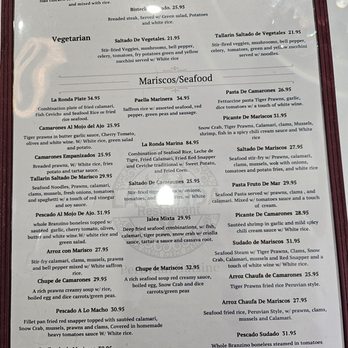 La Ronda Restaurant - Menu - Peruvian Near Me - San Mateo, California La Ronda Restaurant - Menu - Peruvian Near Me - San Mateo, California