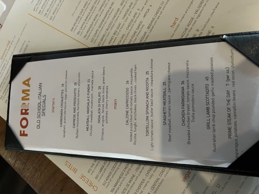 Menu photo 3 Forma Santa Monica Santa Monica, CA