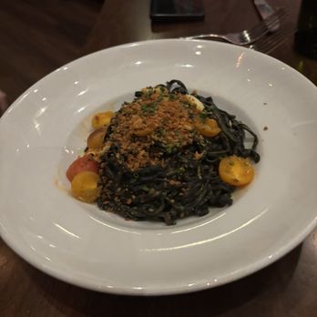 Domenica - Squid Ink Tagliolini - Italian Near Me - New Orleans, Louisiana Domenica - Squid Ink Tagliolini - Italian Near Me - New Orleans, Louisiana