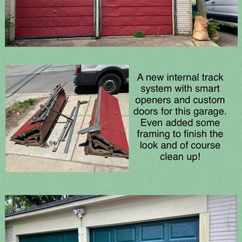 AD Garage Doors and Locks - Installed two smart openers and two custom ordered doors. - Garage Door Services Near Me - Chicago, Illinois
