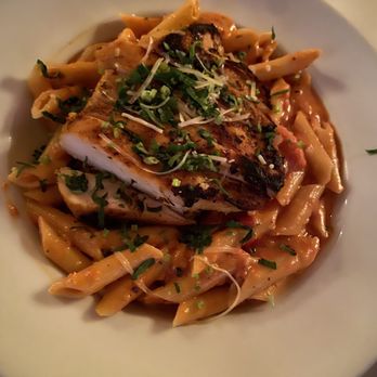The Derby - Penne Ala Vodka with Chicken - Steakhouses Near Me - Arcadia, California The Derby - Penne Ala Vodka with Chicken - Steakhouses Near Me - Arcadia, California