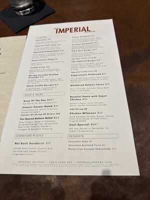 Menu photo 4 The Imperial Winter Park, FL Menu photo 4 The Imperial Winter Park, FL