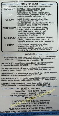 Menu photo 2 Savoy Tulsa, OK Menu photo 2 Savoy Tulsa, OK