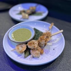 Norigami - Shrimp Skewers, the sauce really makes this