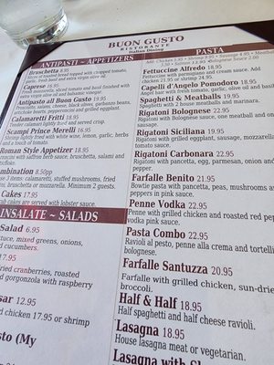 Menu photo 1 Buon Gusto Mission Hills, CA Menu photo 1 Buon Gusto Mission Hills, CA
