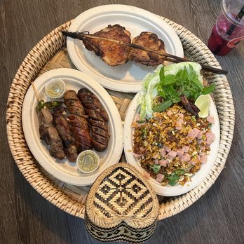 Nok’s Kitchen - Chicken Skewers, sausage, sticky rice, crunchy fried rice, ribeye skewers - Laotian Near Me - Westminster, California Nok’s Kitchen - Chicken Skewers, sausage, sticky rice, crunchy fried rice, ribeye skewers - Laotian Near Me - Westminster, California