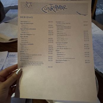 Contramar - Menu - Seafood Near Me - Ciudad de México, DIF Contramar - Menu - Seafood Near Me - Ciudad de México, DIF