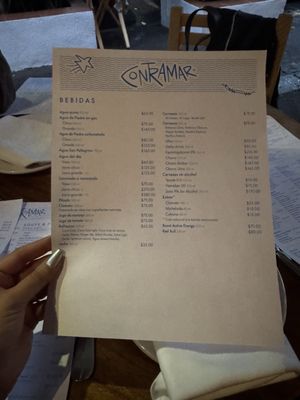 Menu photo 1 Contramar Ciudad de México, DIF Menu photo 1 Contramar Ciudad de México, DIF